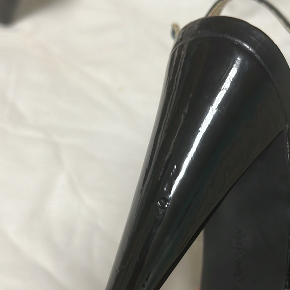 Antonio Melani, Black, SlingBack, Open Toe Heels, 8M - Picture 12 of 13